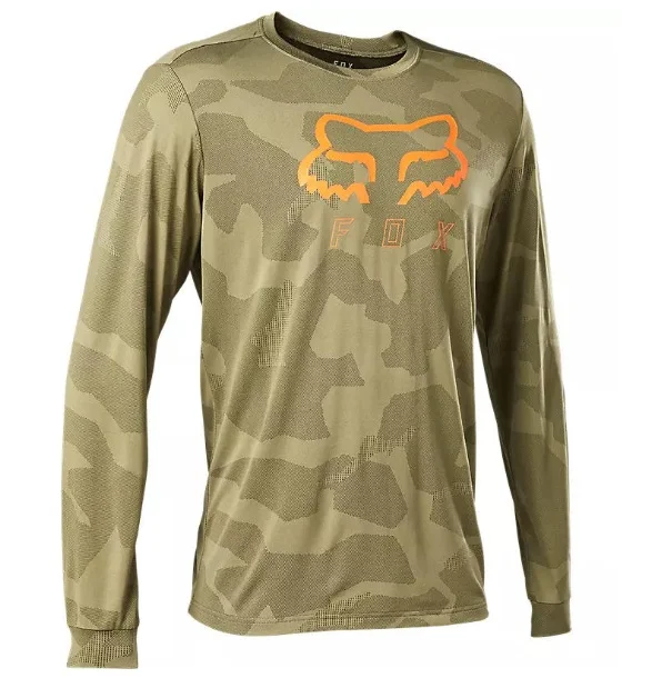 Polera Bicicleta Manga Larga Ranger Trudri Cafe Fox