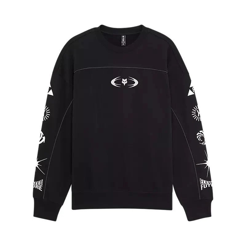 Poleron Lifestyle Oversize Image Cosmo Negro Fox