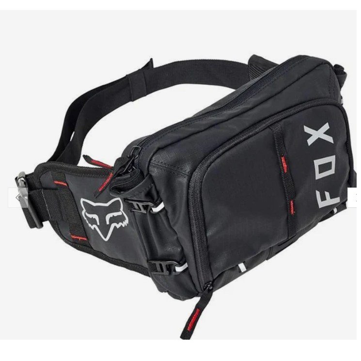Banano Hip Pack Negro Fox con Porta Botella